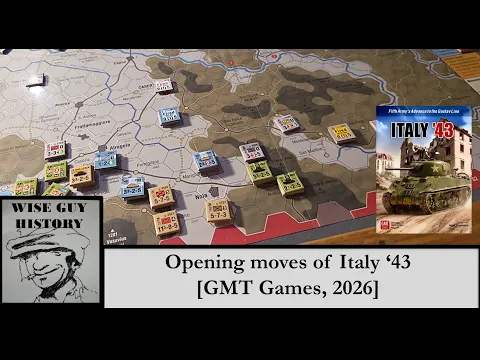 Opening moves of Italy '43 [GMT Games 2026]