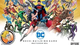 DC Deck-Building Game: Multiverse Box — game preview at Origins Game Fair 2017