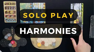 Harmonies Board Game Solo Play Game #2 | DaniCha