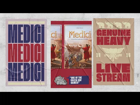 Medici - 6p Teaching, Play-through & Roundtable Discussion by Heavy Cardboard