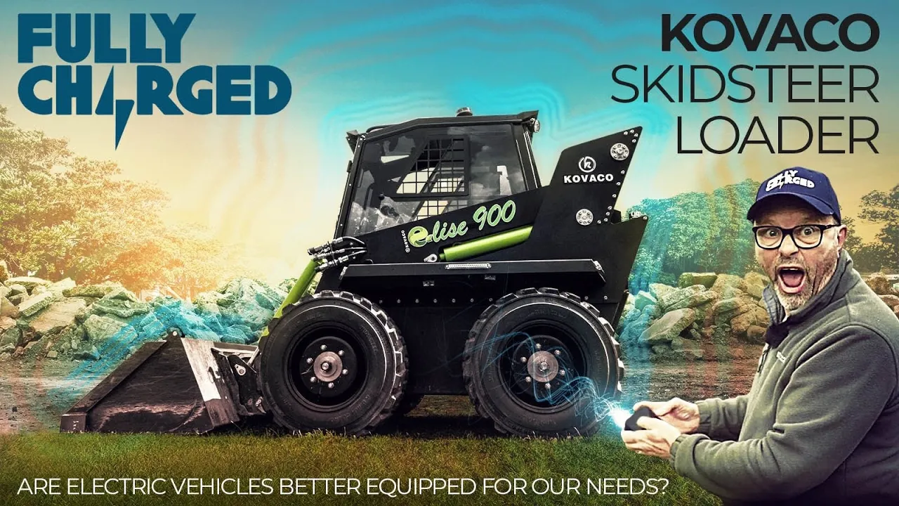 Electric Skid Steer with Remote Control | 100% Independent, 100% Electric