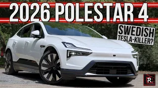 The 2026 Polestar 4 Is A Speedy & Stylish Sports Sedan With Tons Of Swedish Charm