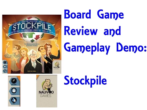 Board Game Review and Gameplay Demo - Stockpile