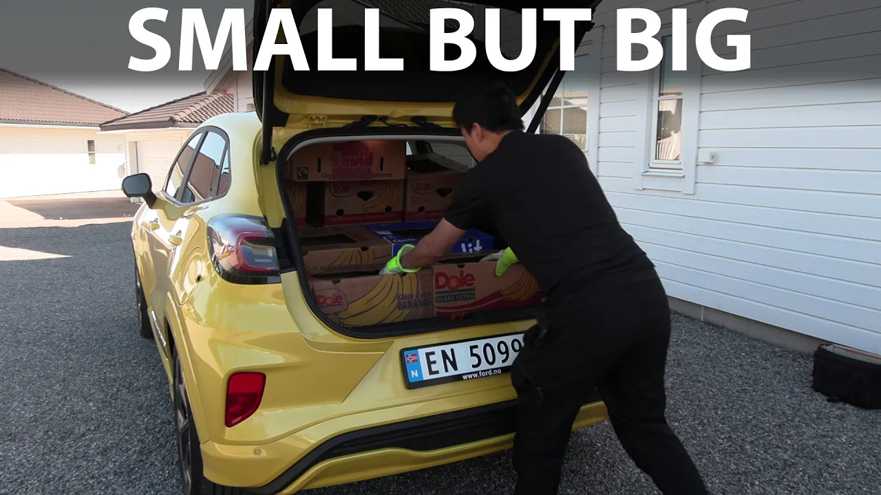 Ford Puma banana box test