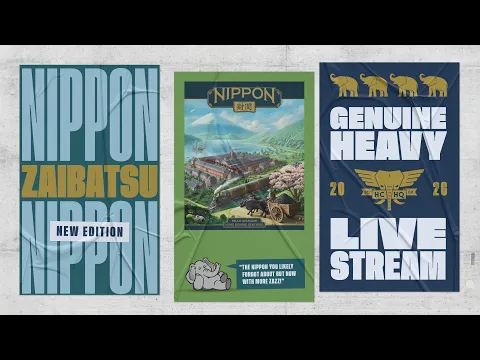 Nippon: Zaibatsu- 4p Teaching, Play-through, & Roundtable Discussion by Heavy Cardboard