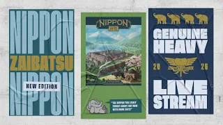Nippon: Zaibatsu- 4p Teaching, Play-through, & Roundtable Discussion by Heavy Cardboard