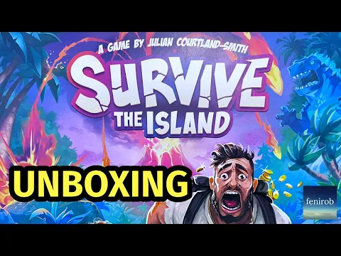 Survive The Island Board Game | Unboxing (No Talking)