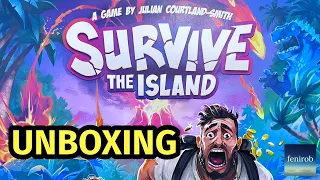 Survive The Island Board Game | Unboxing (No Talking)