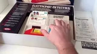 IDEAL 1970's ELECTRONIC DETECTIVE GAME 1979