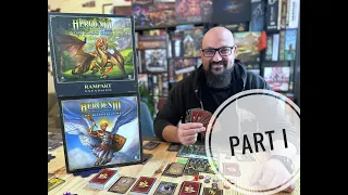 Heroes of Might and Magic 3 the board game playthrough (with explanations) | Clash mode 3 players