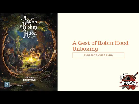 A Gest of Robin Hood Board Game Unboxing