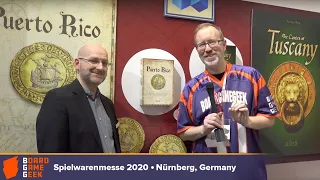 The Castles of Tuscany & Puerto Rico — game teasers at Spielwarenmesse 2020