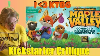 Maple Valley - Kickstarter Critique Review