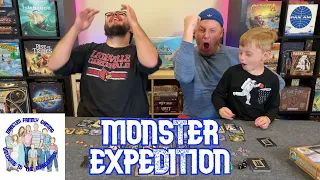 Monster Expedition - 2- Player Gameplay - Marcum Family Gaming with Tablenauts