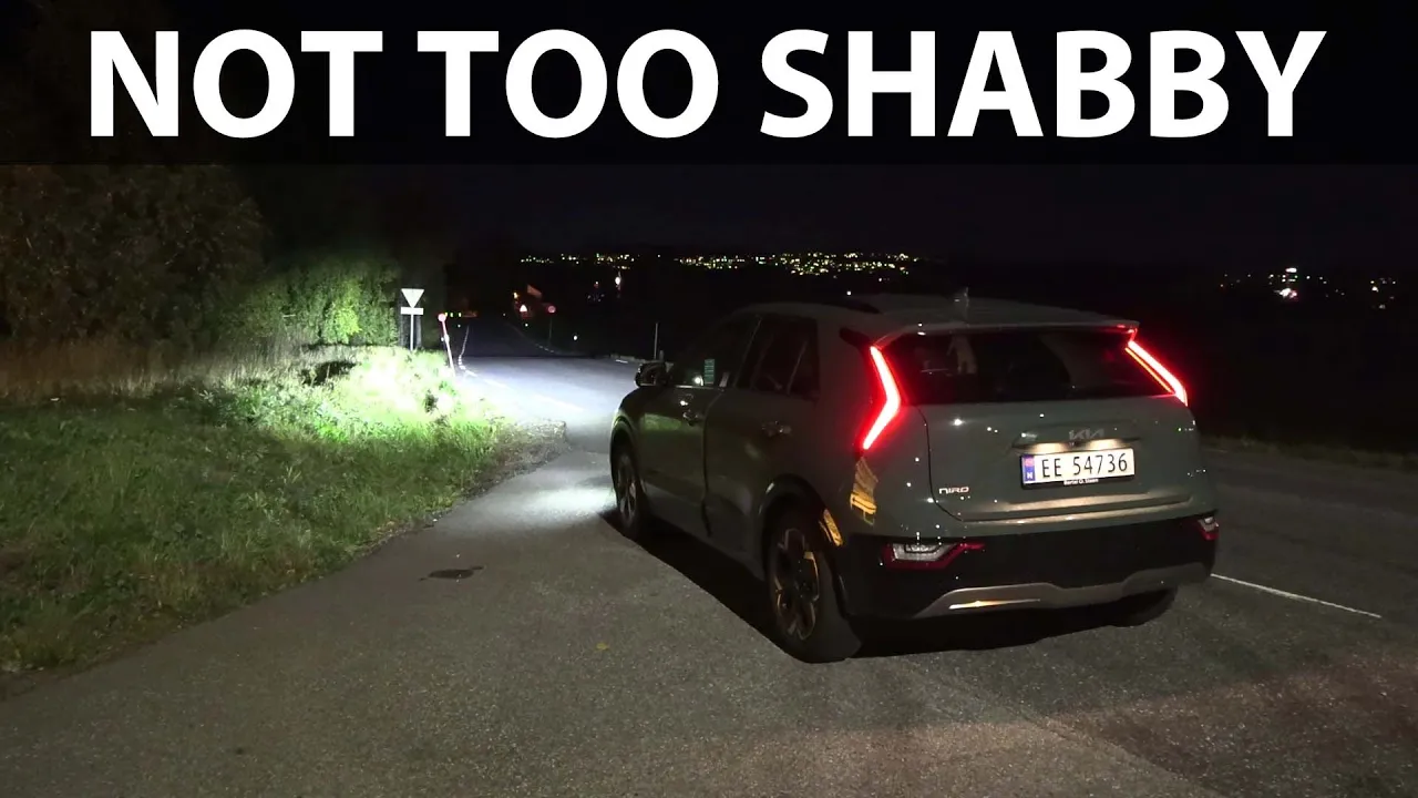 Kia Niro EV headlights test