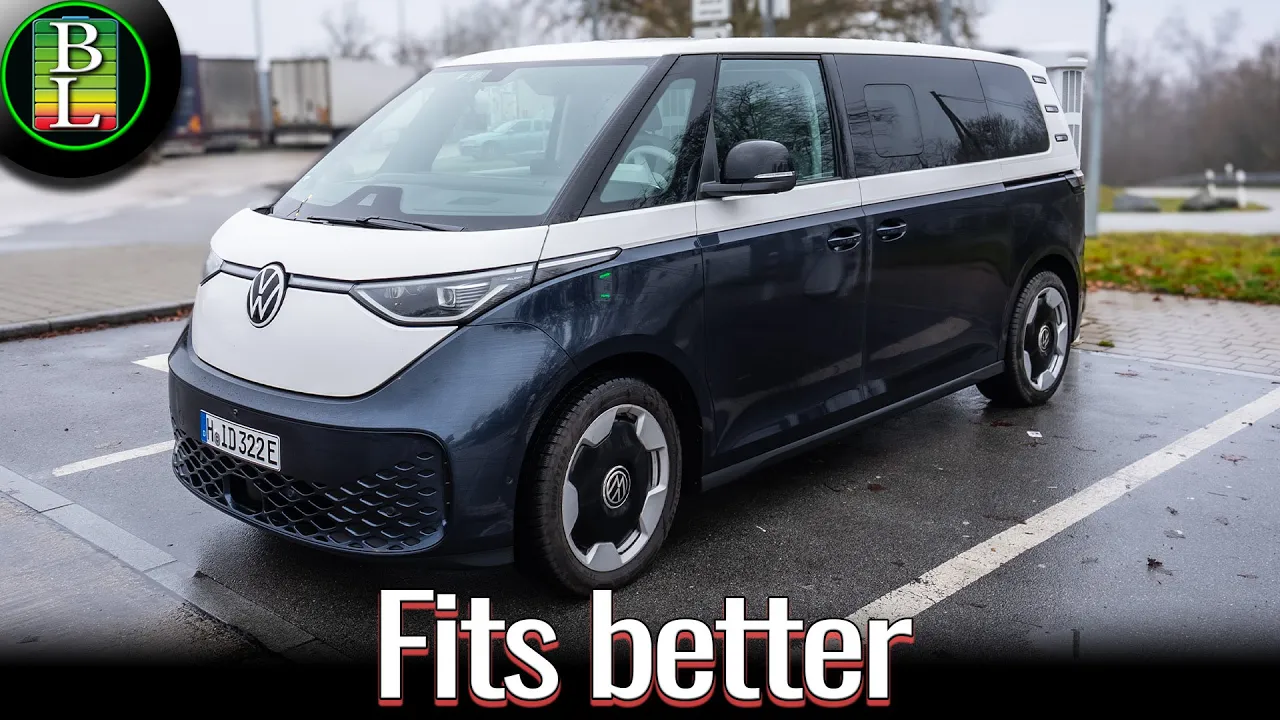 VW ID.Buzz LWB RWD – Real 110 km/h (68mph) Range Test in Rain! | Consumption & True Autobahn Range