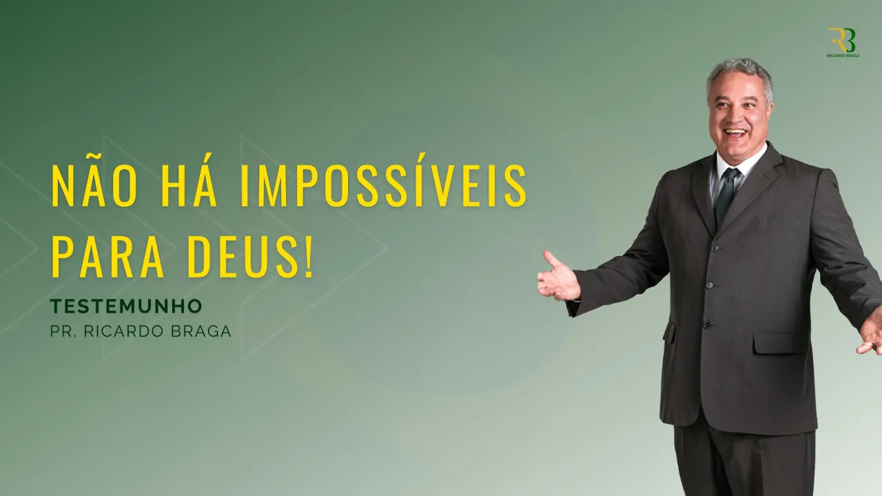 Video de Pastor Ricardo Braga | Livros, Palestras e Mensagens Cristãs