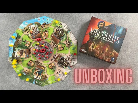 Viscounts of the West Kingdom Board Game Unboxing