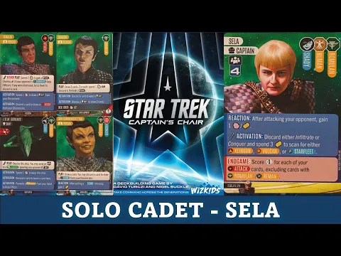 DGA Plays Board Games: Star Trek: Captain's Chair - Solo / Cadet Practice #8 (Sela)