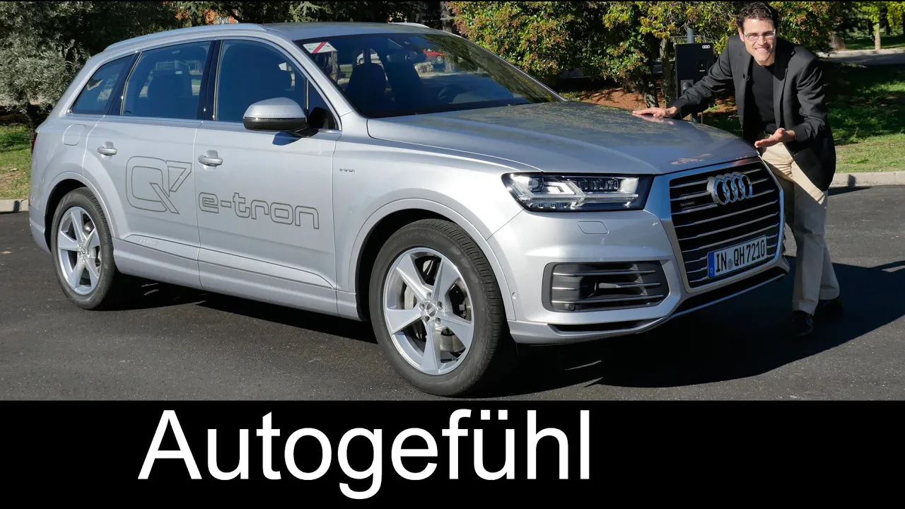New Audi Q7 e-tron Plugin-Hybrid PHEV FULL REVIEW test driven 2016 - Autogefühl