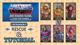 How to Setup/Play & Session | Rescue AI Scenario | Masters of the Universe Clash for Eternia