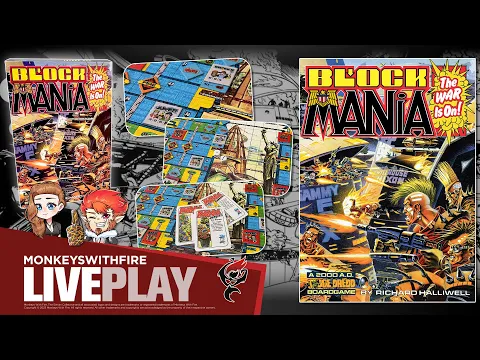 BLOCK MANIA || REBELLION UNPLUGGED || BOARD GAME LIVE PLAY