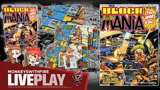 BLOCK MANIA || REBELLION UNPLUGGED || BOARD GAME LIVE PLAY