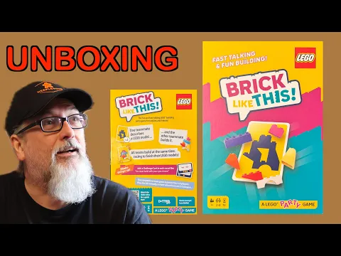 Unboxing Brick Like This! A Lego Board Game designed by Luca Bellini and published by Dotted Games