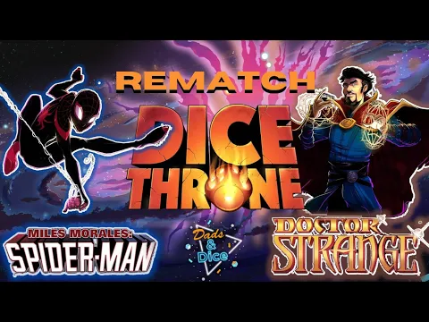DICE THRONE | Spider-Man vs Doctor Strange pt 2 | Playthrough #marveldicethrone #dicethrone #rematch