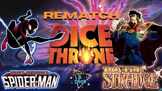 DICE THRONE | Spider-Man vs Doctor Strange pt 2 | Playthrough #marveldicethrone #dicethrone #rematch