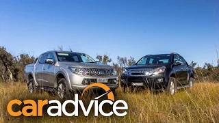 Mitsubishi Triton Exceed v Isuzu D-Max LS-Terrain Comparison Review