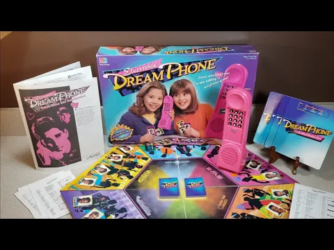 Vintage 1996 Electronic Dream Phone Board Game Milton Bradley