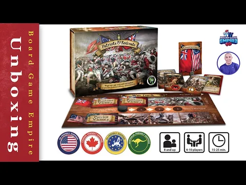 Patriots & Redcoats Unboxing - Green Fleet Games
