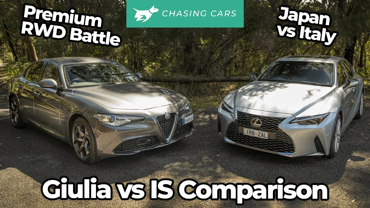 Alfa Romeo Giulia vs Lexus IS 2021 comparison review | Chasing Cars