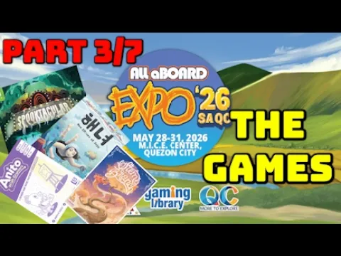 Part 3 - The Games We Played! + Spooktacular Monster Showcase! [All aBOARD EXPO '26]