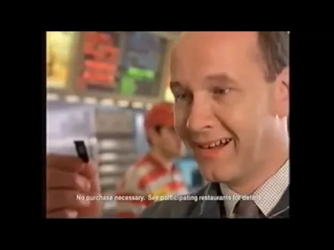 McDonals Monopoly Advert with Robert Llewellyn (1995)