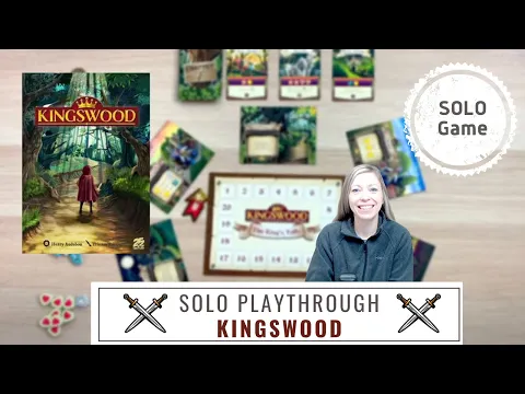 SOLO Kingswood | Playthrough | Table Top Board Game | Family Board Game | Solo Board Game