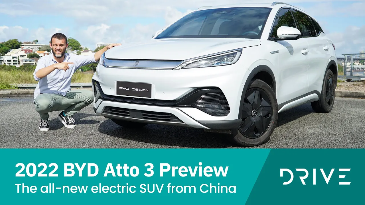 2022 BYD Atto 3 Preview | The all-new electric SUV from China | Drive.com.au
