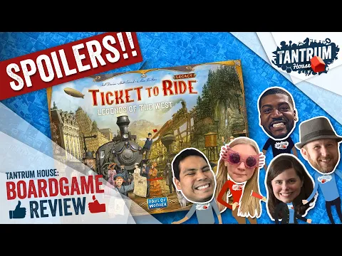 Ticket to Ride Legacy: Legends of the West SPOILERS!!