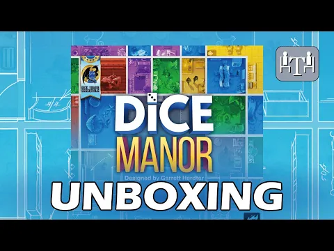 Dice Manor Board Game Unboxing - Two Player Tuesdays