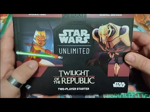 Star Wars Unlimited TCG - Twilight Of The Republic - Two Players Starter - Unboxing