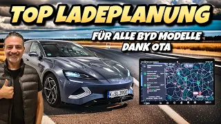 BYD kann jetzt LADEPLANUNG! Dank OTA Update. Elektroauto spezial Test.