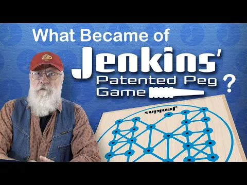 A bit of sleuthing about a mysterious board game patent. What is it? Jenkins' Patented Peg Game!