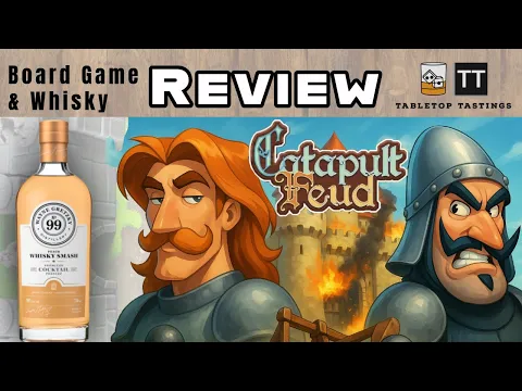 Catapult Feud & Wayne Gretzky Peach Whisky Smash - Board Game Whisky Pairing - Sip & Play
