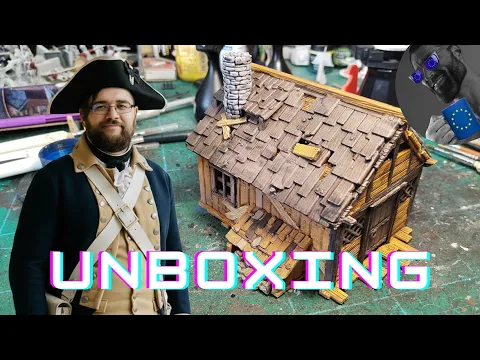 28mm Lumberjack Hut (Medieval/AWI/Napoleonic or Fantasy bulding) for just 15USD!