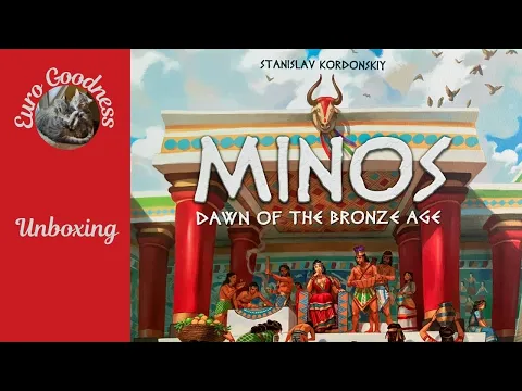 Minos Dawn Of The Bronze Age Board Game Unboxing