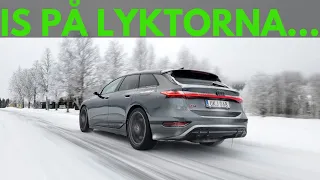 Audi A6 möter svensk vinter i Östersund (132 mil) | Elbilsmagasinet