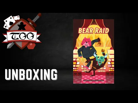 Bear Raid Board Game Unboxing