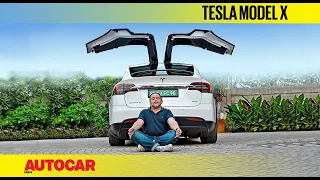 Tesla Model X India review - Happy Earth Day! | First Drive | Autocar India