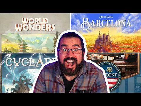 BARCELONA, MR. PRESIDENT, CYCLADES, THE WITCHER, WORLD WONDERS | Hotness Round Up (June 29th 2023)